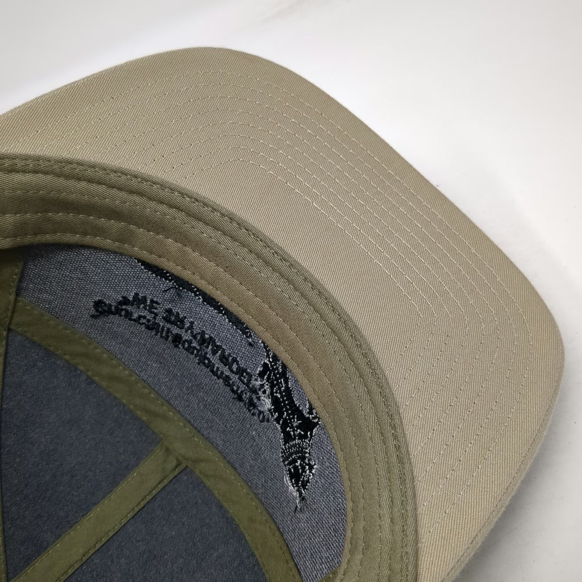Richardson Trucker Hat Beige Green One Size 7 Panel Churchill Equipment Horse