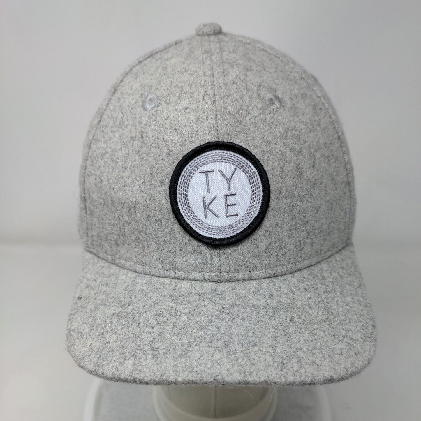 TYKE & CO Patch Snapback Hat Gray Toddler Adjustable Vent Holes