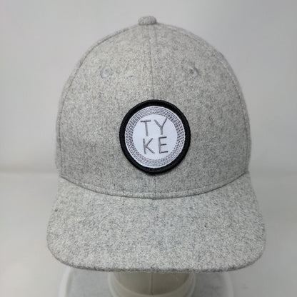 TYKE & CO Patch Snapback Hat Gray Toddler Adjustable Vent Holes