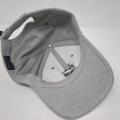 Hillcrest Country Club Strapback Hat Gray One Size Embroidered Town Talk