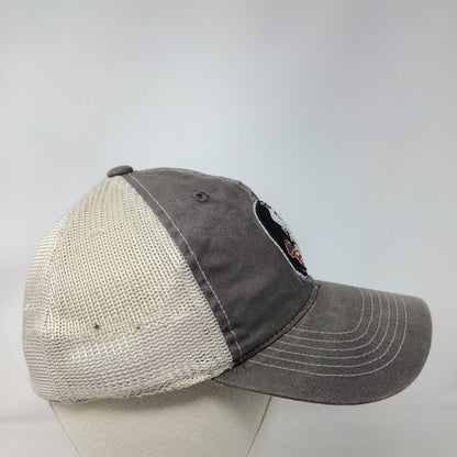 Florida State Seminoles Fitted Mesh Back Hat Gray Embroidered Logo