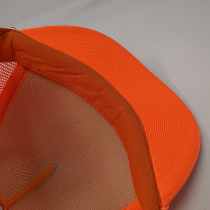 Mohr's Trucker Hat Orange One Size Idaho Transportation Department Mesh Snapback