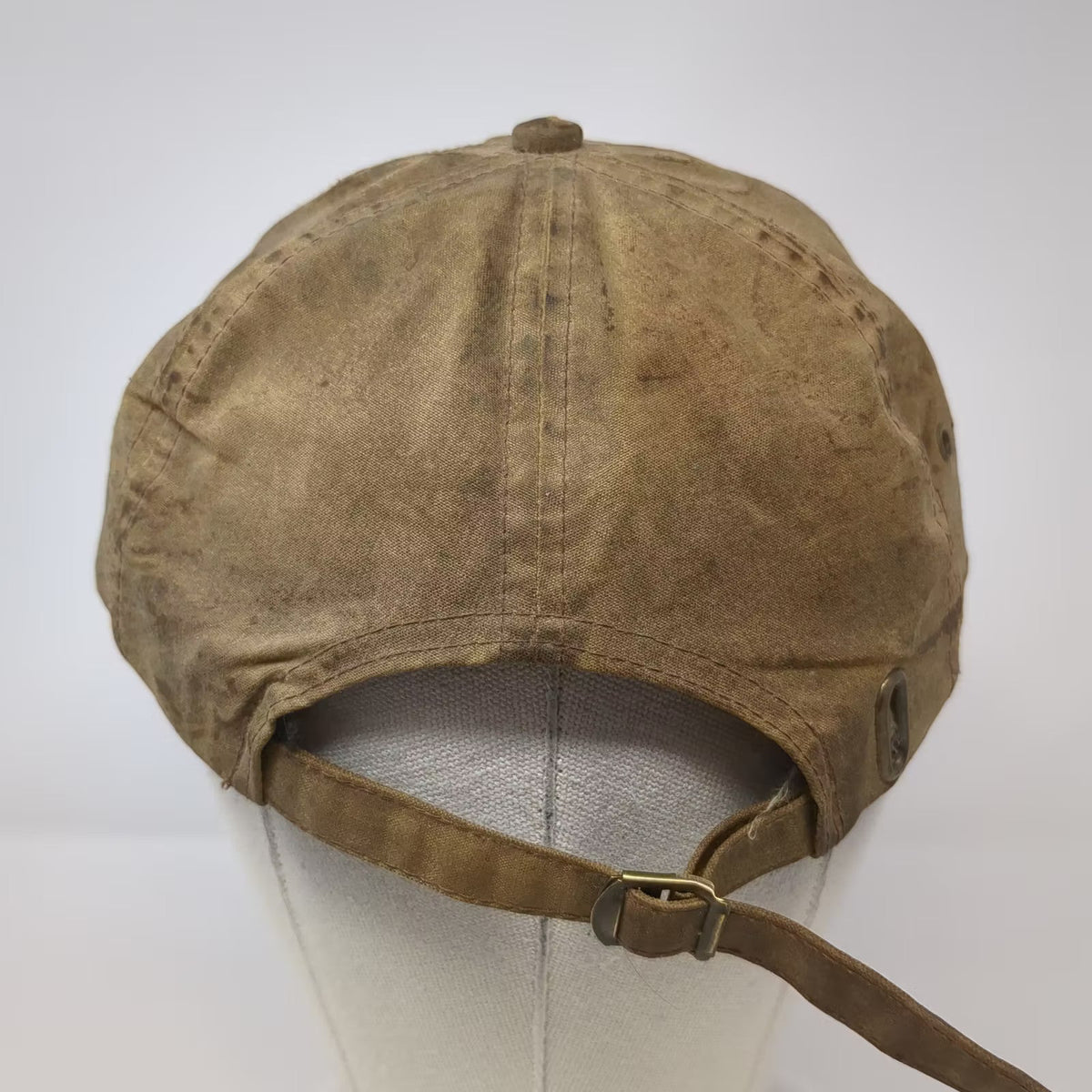 K-P Kenai Alaska Moose Embroidered Brown Cotton Adjustable Slideback Cap OS