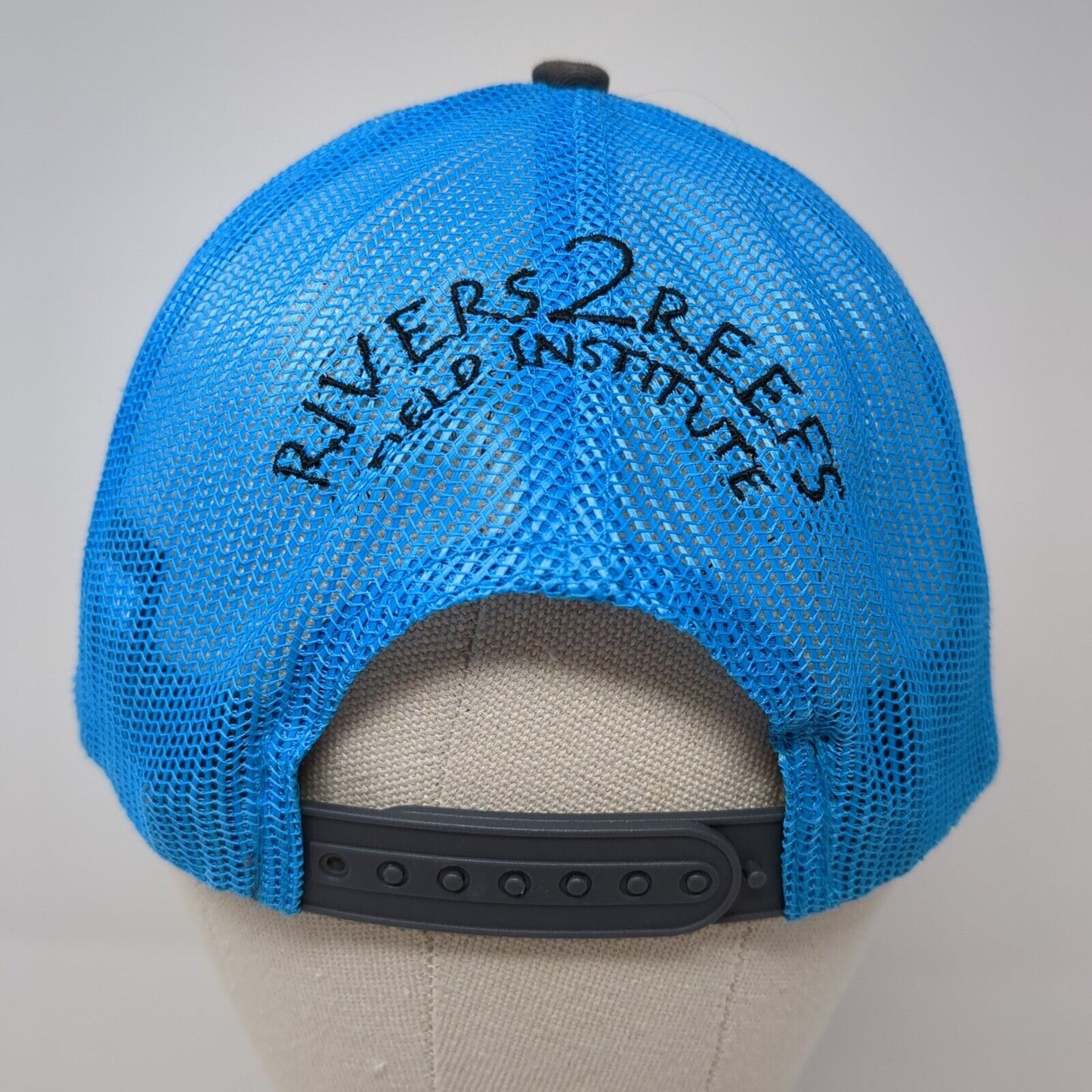 Rivers2Reefs Field Institute Snapback Trucker Hat Multi One Size Mesh Back