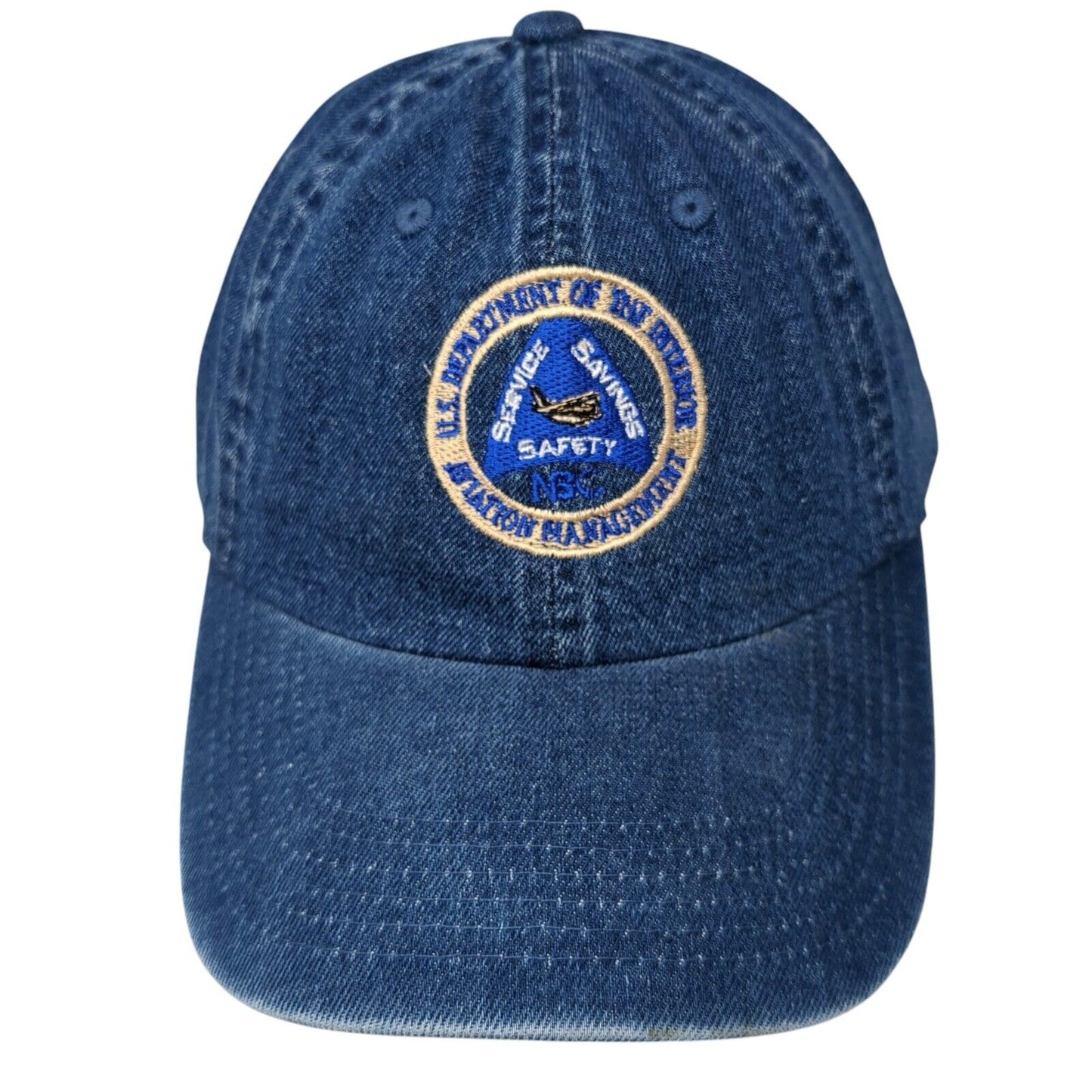 U.S. Department of the Interior Strapback Hat Blue One Size Adjustable