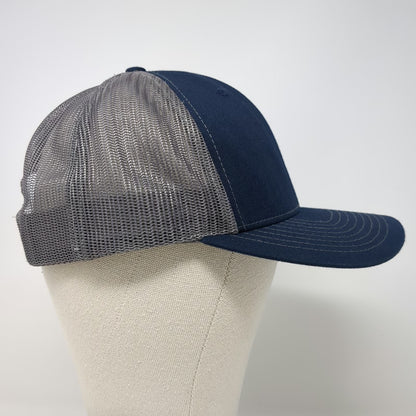 Richardson Trucker Hat Blue Gray One Size ABS Logo Mesh Snapback 112 Hat