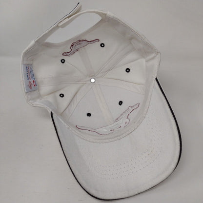 Los Algodones Baja Mexico Strapback Hat White OSFA Adjustable Embroidered Sam's