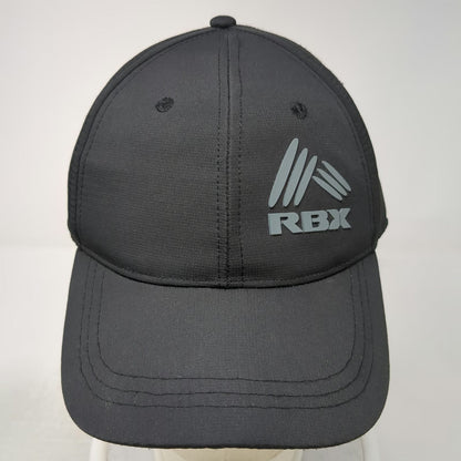 RBX Baseball Cap Black One Size Flexible Fitted Polyester Sport Performance Hat
