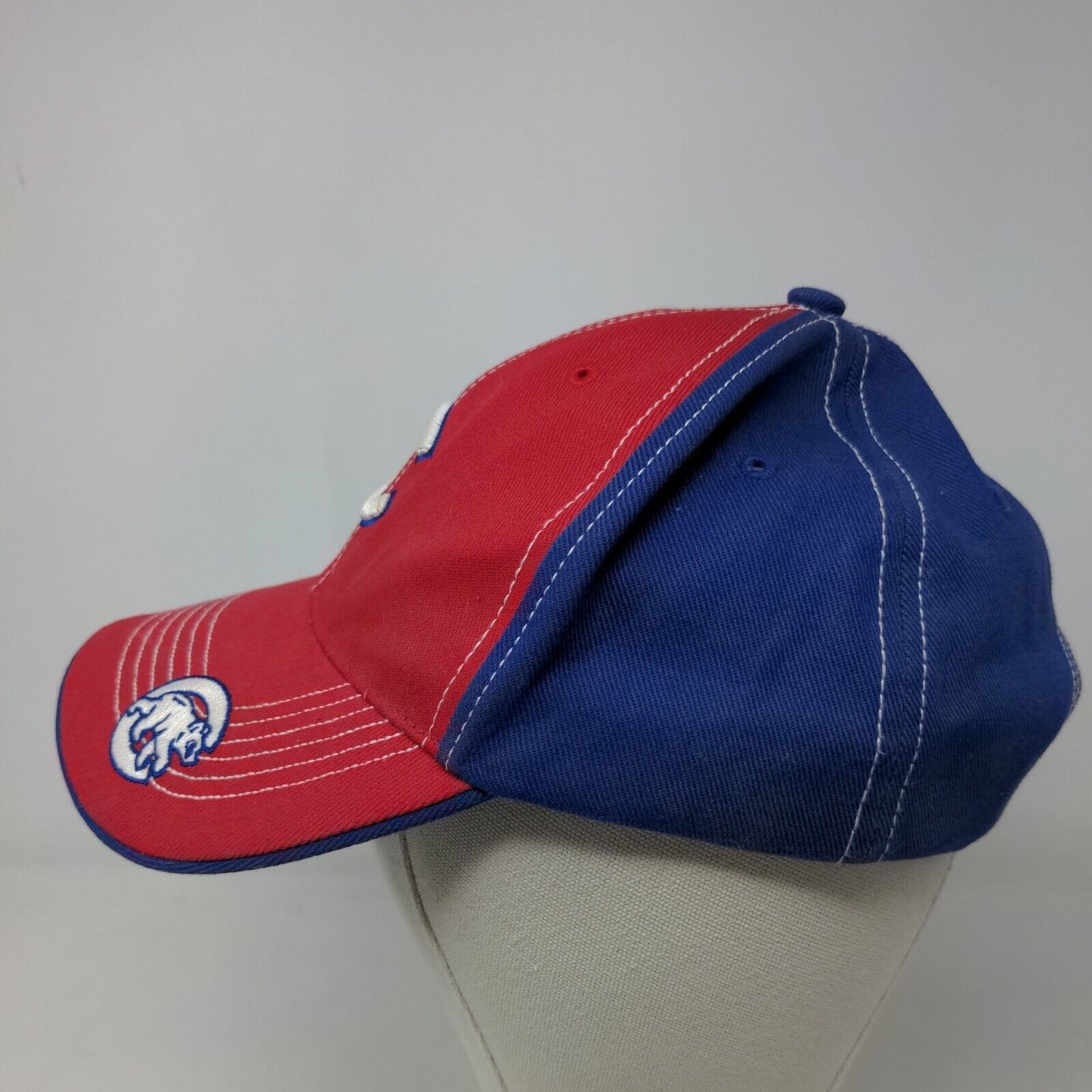 Fan Favorite Men's Strapback Hat Reb Blue OSFA Embroidered Chicago Cubs Logo