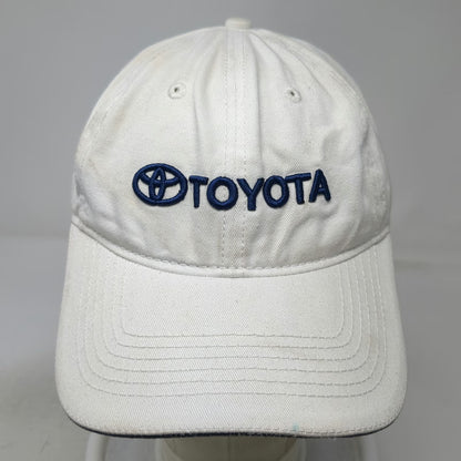Atlanta Cap Company Hometown Toyota Baseball Cap White One Size Strapback Hat