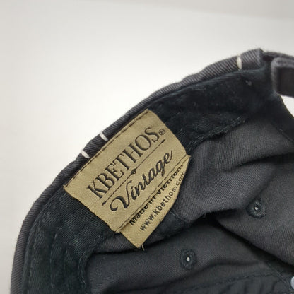 Football Mama May Yell Loudly Strapback Hat Black OS Distressed KB ETHOS Vintage