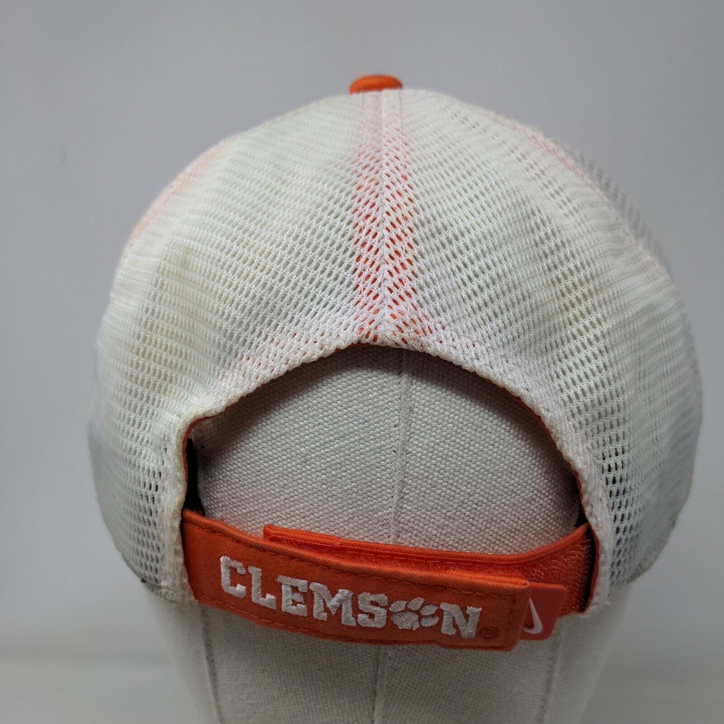 Nike Heritage 86 Dri Fit Mens Strapback Mesh Back Hat Orange OSFM Clemson Tigers