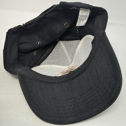 Burger King Whopper Warrior BK Crew Black 5 Panel One Size Snapback Hat Logo