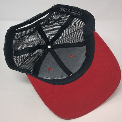 TOP Ag Services Snapback Trucker Hat Red One Size Mesh Back Richardson