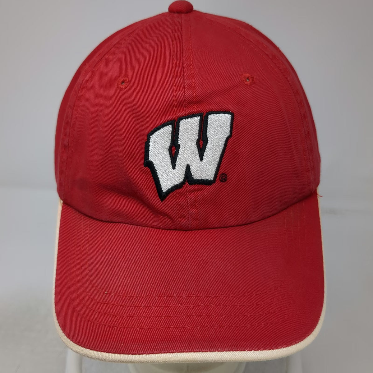 Wisconsin Badgers NCAA Signatures Cap Red One Size Slideback Embroidered W Logo