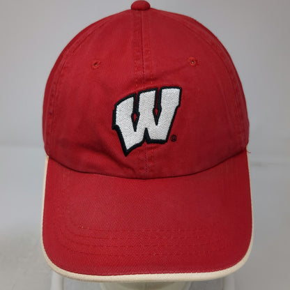 Wisconsin Badgers NCAA Signatures Cap Red One Size Slideback Embroidered W Logo