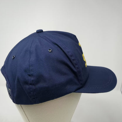 CBS Sports 5 Panel Blue Yellow Hat One Size OS Snapback Embroidered Underbrim