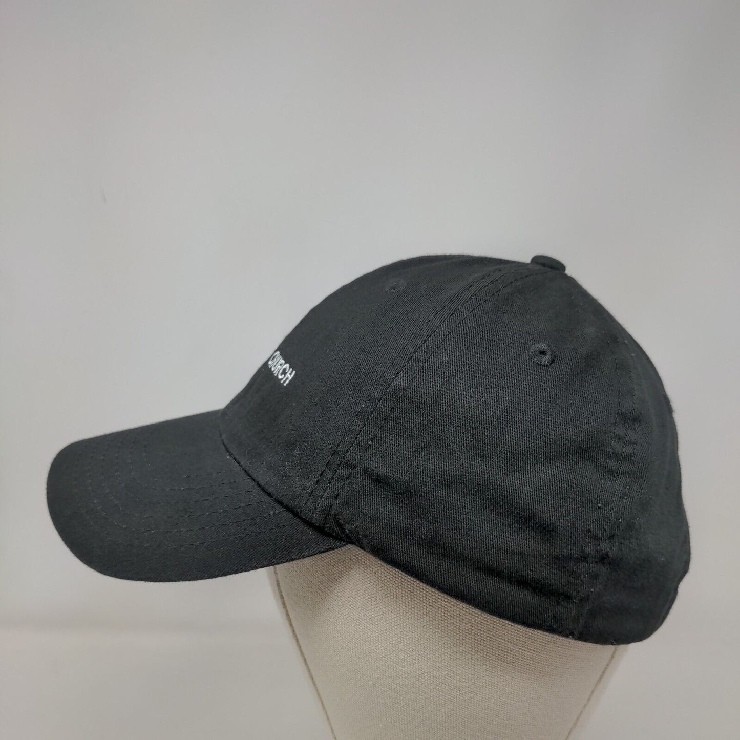 The Way Church Slideback Hat Black One Size Adjustable 6 Panel