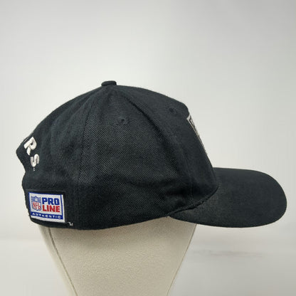 Nike Raiders NFL Black Baseball Cap Pro Line Authentic Snapback Hat Vintage
