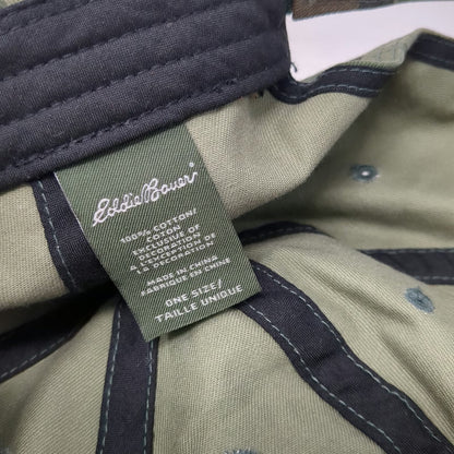 Eddie Bauer Baseball Cap Green One Size Camo Hat LED Lights Brim Work Hunting