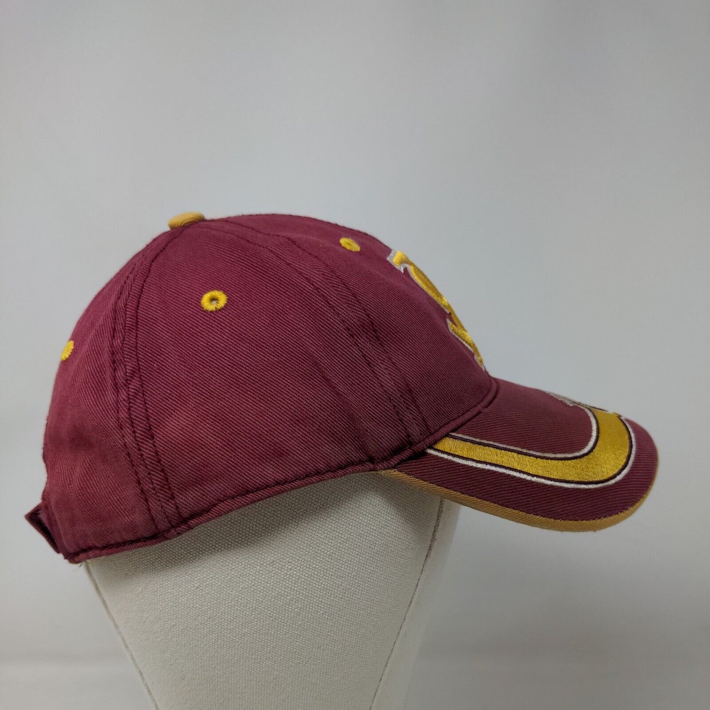 Florida State Seminoles Men's Strapback Hat Red Gold OSFA Embroidered Logo