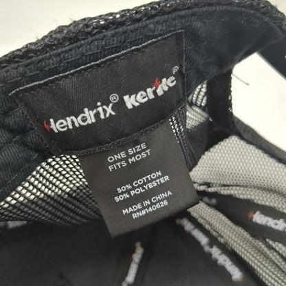 Hendrix Kerite Trucker Hat Black OSFM Mesh Snapback Embroidered Cable Services