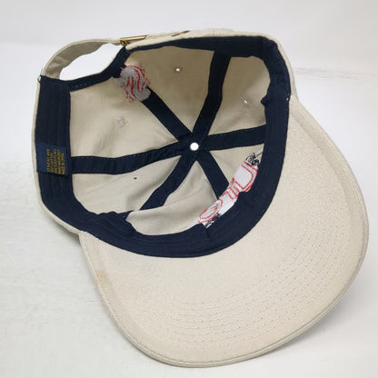 SoBe Life Water Beige One Size Baseball Cap Embroidered Logo Hat Slideback