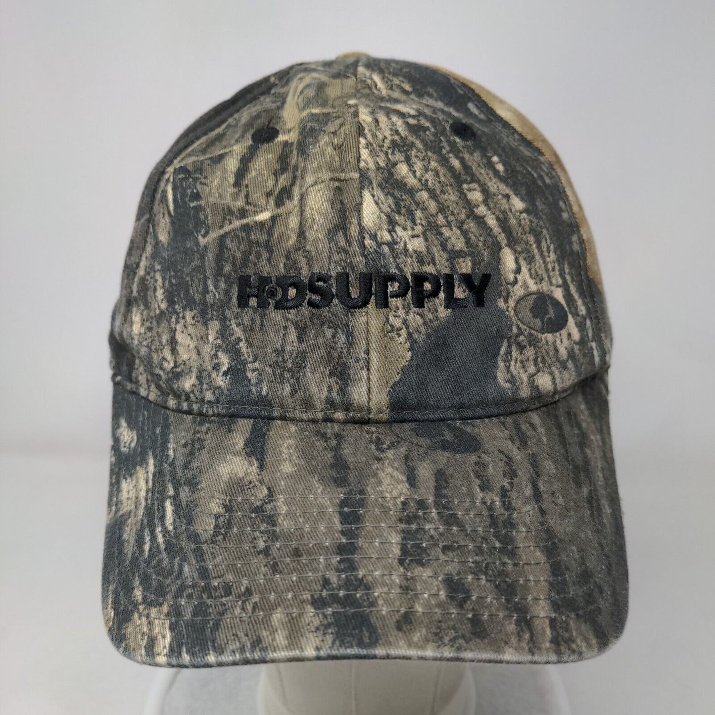 HD Supply Snapback Hat Camouflage OSFM Adjustable 6 Panel Outdoor Cap