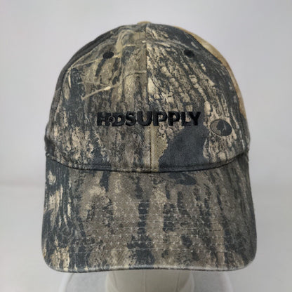 HD Supply Snapback Hat Camouflage OSFM Adjustable 6 Panel Outdoor Cap