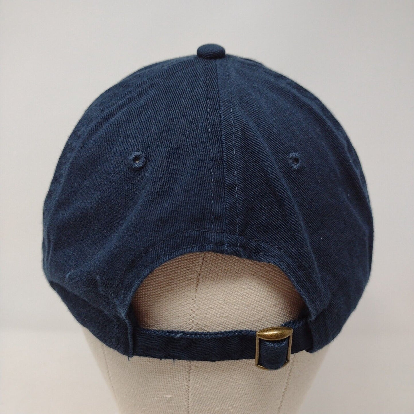French Fries Slideback Hat Blue OSFA Adjustable Embroidered Vented Holes Cotton