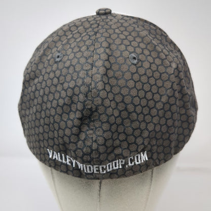 Valley Wide Coop Country Store Brown XL Baseball Cap Hat Honeycomb Stretch Fit