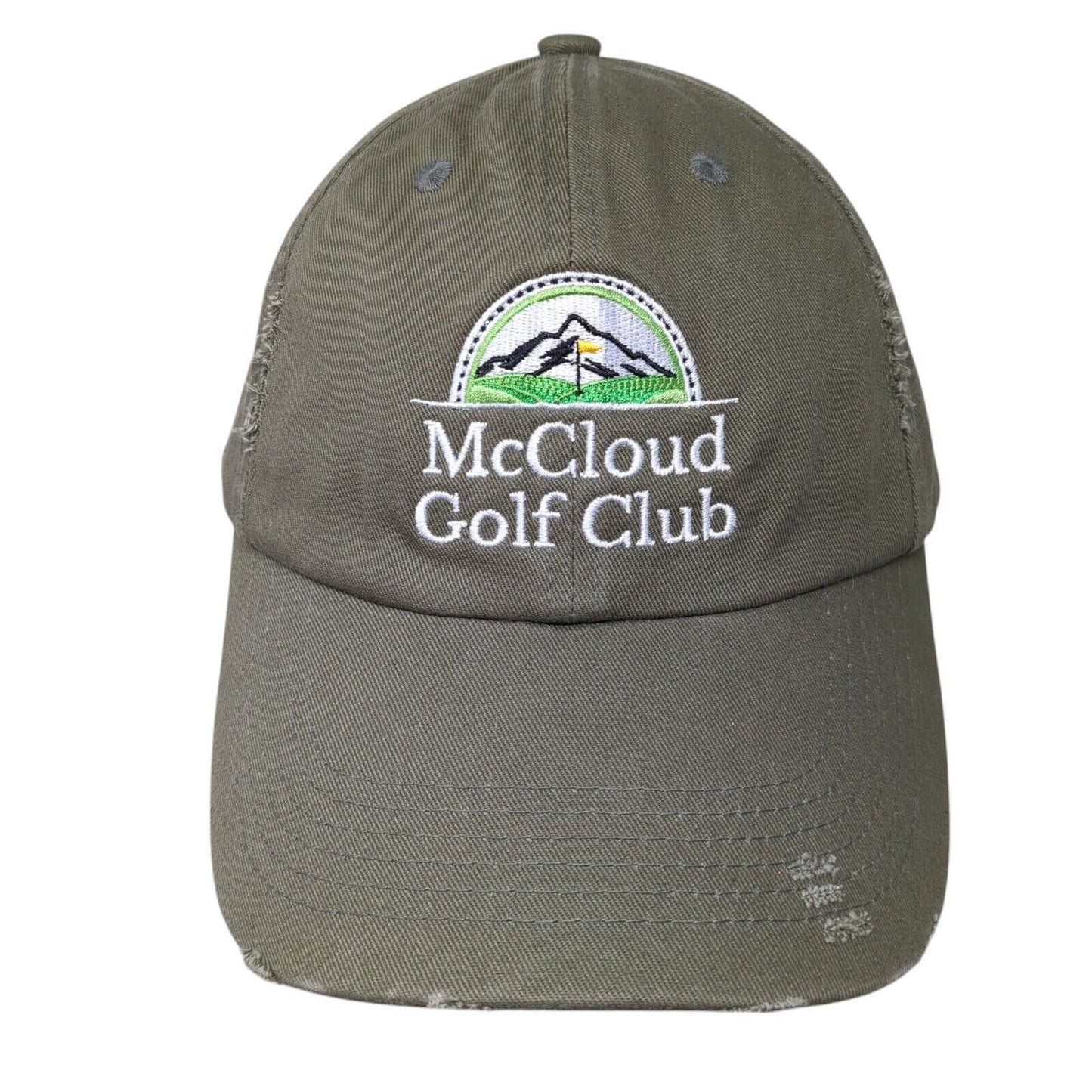 McCloud Golf Club Slideback Hat Brown OSFA 100th Anniversary 1923-2023