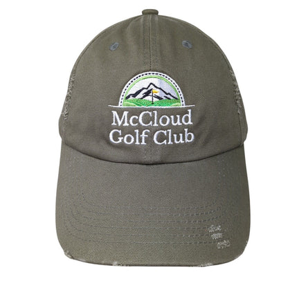 McCloud Golf Club Slideback Hat Brown OSFA 100th Anniversary 1923-2023