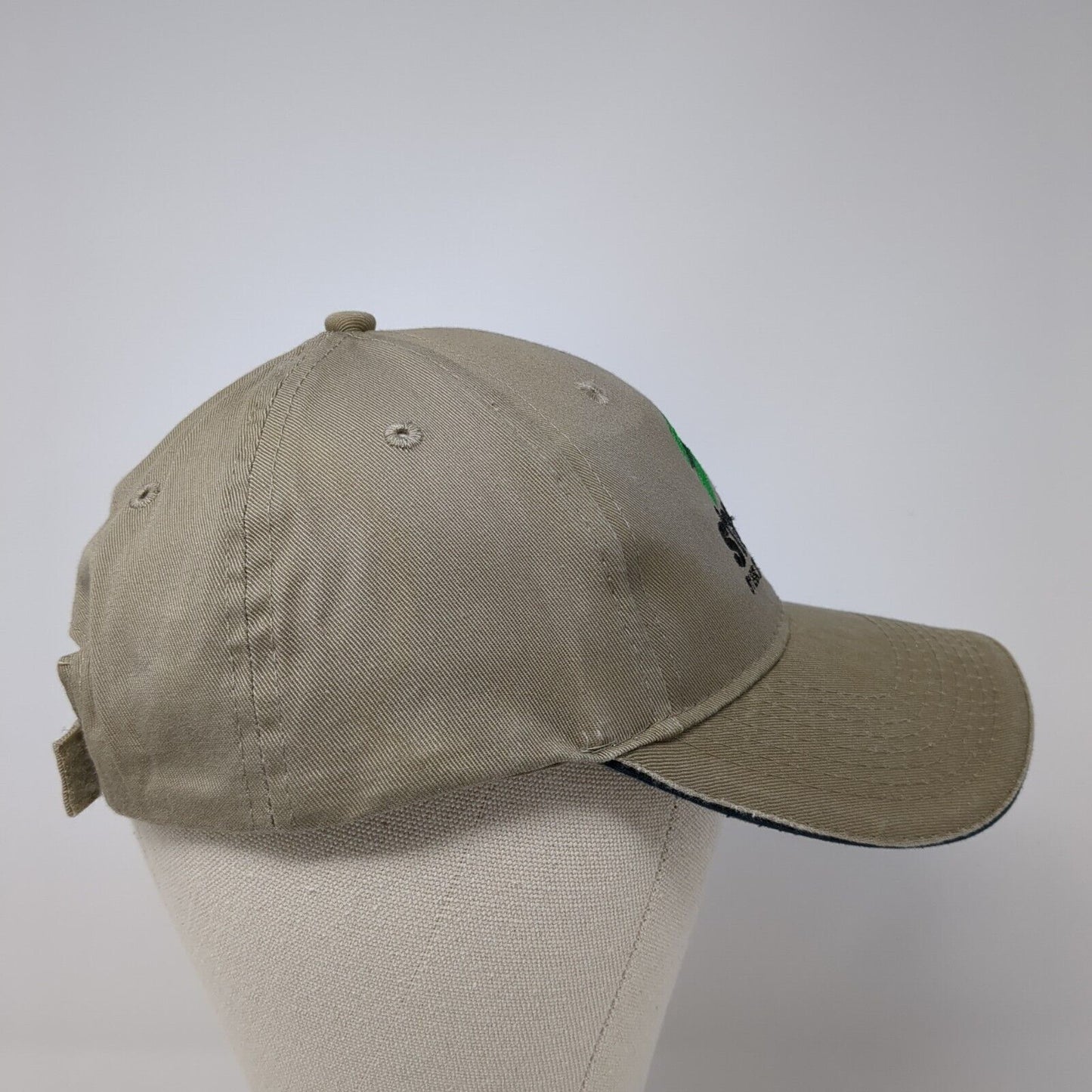 Steel Etc Steel Recycling Salvage Strapback Hat Tan OS Adjustable Port & Company