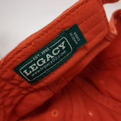 Legacy Baseball Cap Orange One Size Lewis & Clark Embroidery Slideback Hat