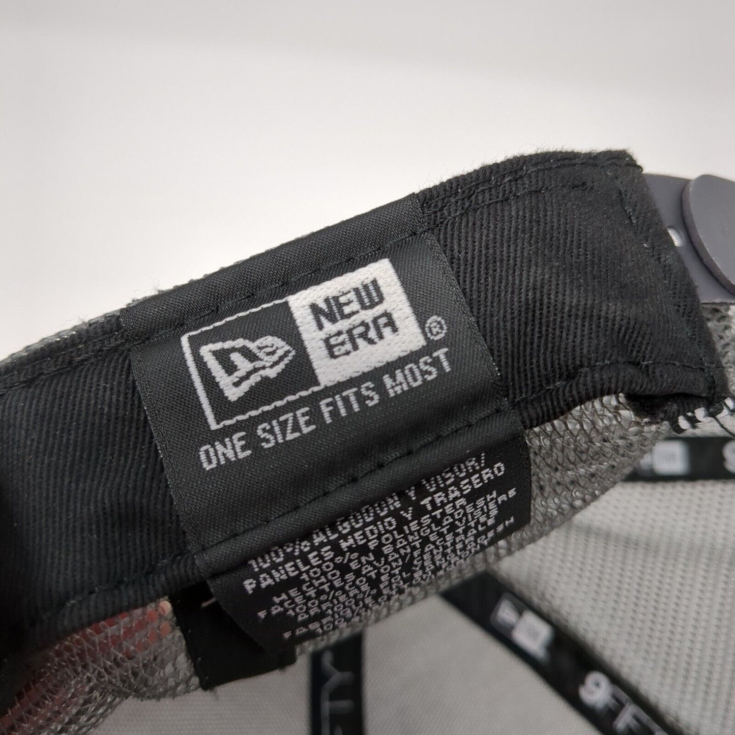 Sugarfire Snapback Trucker Hat Gray One Size Adjustable Mesh Back 9Fifty New Era