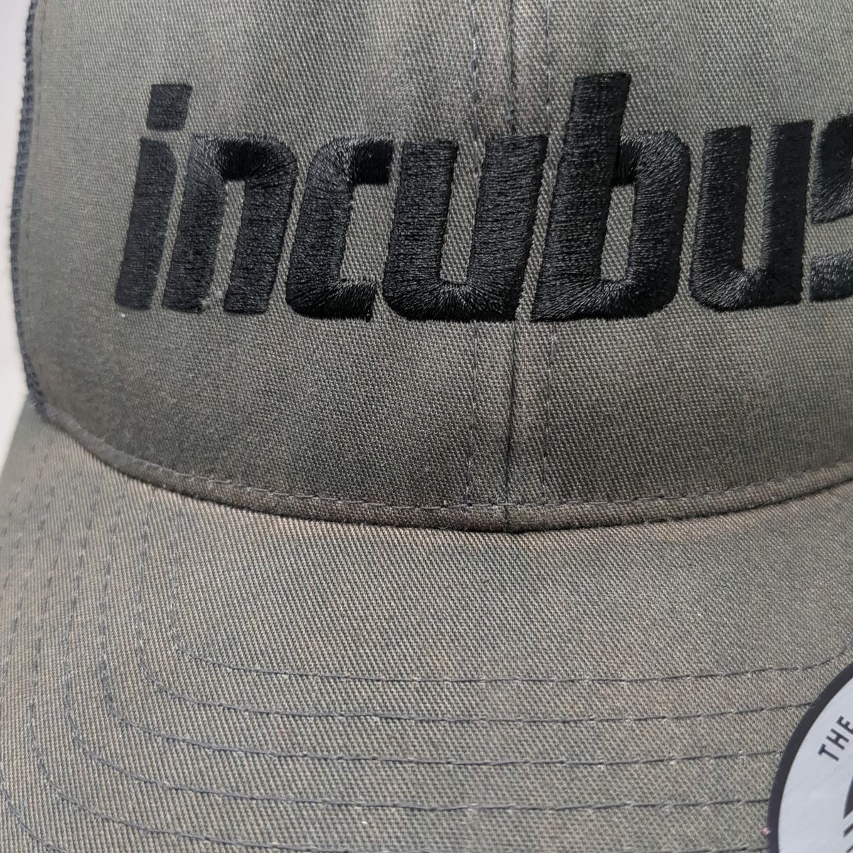 Yupoong Trucker Hat Gray One Size Incubus Band Logo Mesh Snapback Music Rock hat
