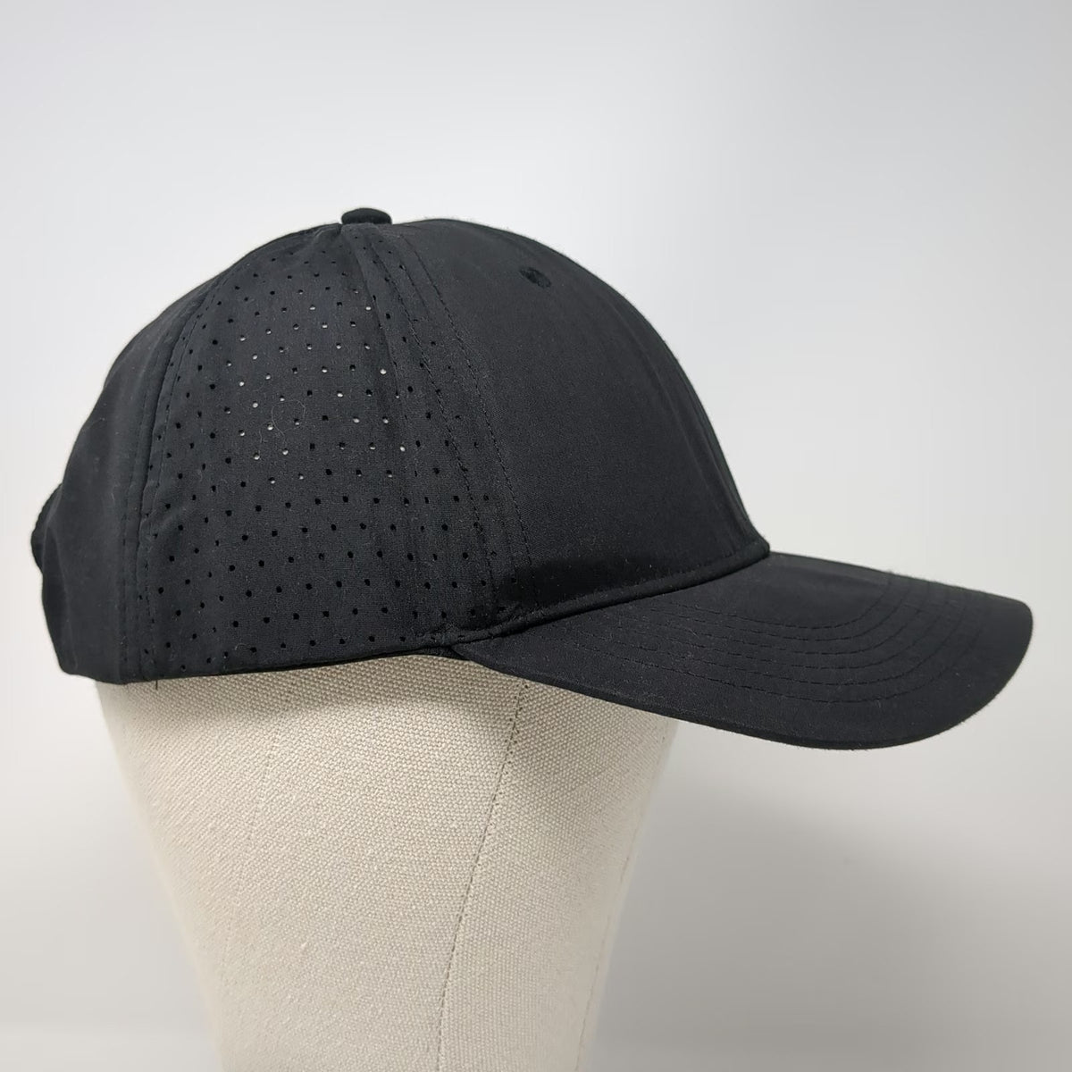 Starlink Snapback Hat Black One Size Mesh Perforated Performance SpaceX Cap