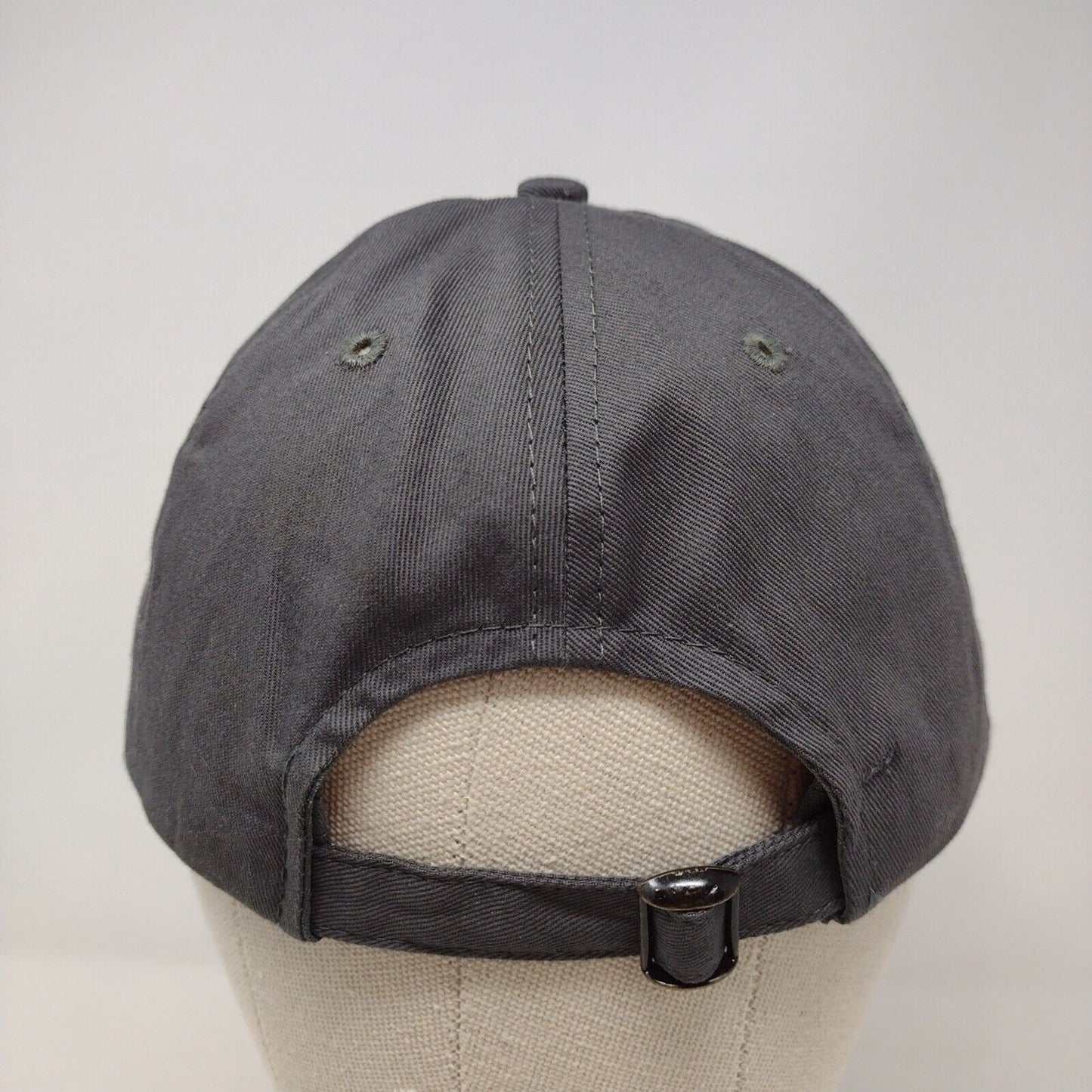 Cabela's Club Slideback Hat Gray OSFA Embroidered Adjustable 6 Panel