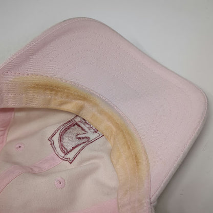 Baseball Cap Pink One Size Mary's Tack & Feed Horse Logo Del Mar Slideback hat