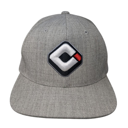 Odi Snapback Hat Gray One Size Adjustable Embroidered The Classics Yupoong