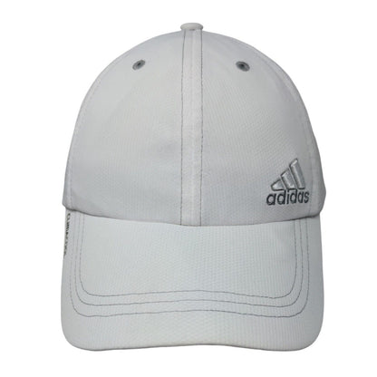 Adidas Climacool Strapback Hat White One Size Adjustable Embroidered 6 Panel