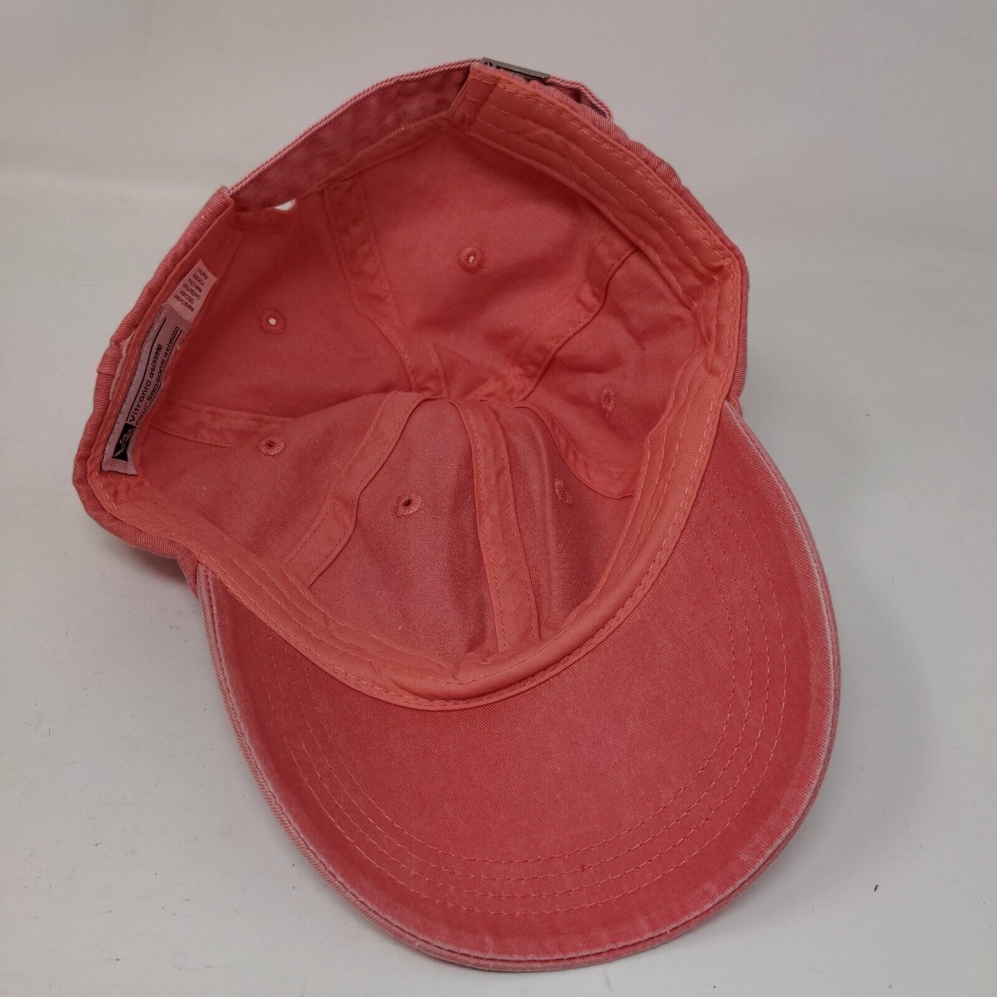 Tennis Slideback Hat Pink OSFA Adjustable Vented Holes Vitronic Four Seasons