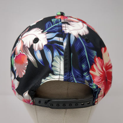 Truly Hard Seltzer Snapback Hat Multicolor One Size Adjustable Floral Polyester