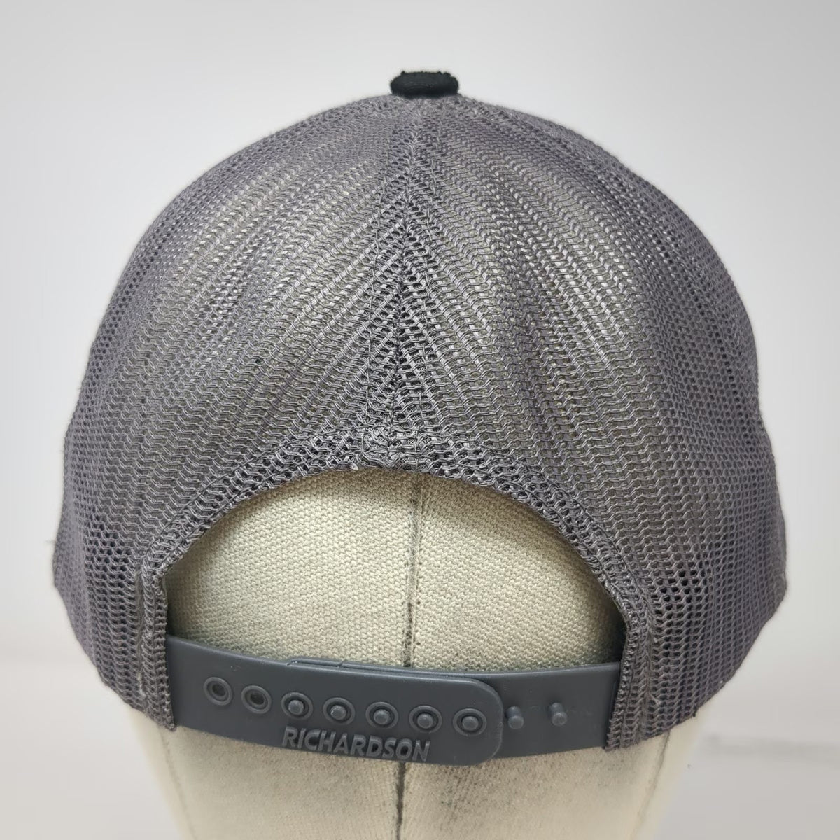 Richardson Trucker Hat Black One Size Snapback Mesh Bio-Logic Lawn Care