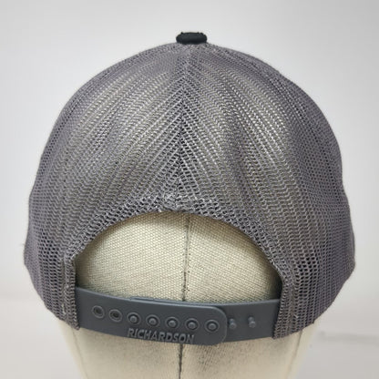 Richardson Trucker Hat Black One Size Snapback Mesh Bio-Logic Lawn Care