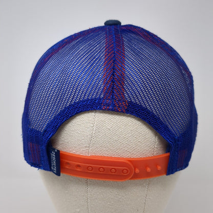 Da Shootz! Snapback Mesh Back Trucker Hat Blue One Size Adjustable