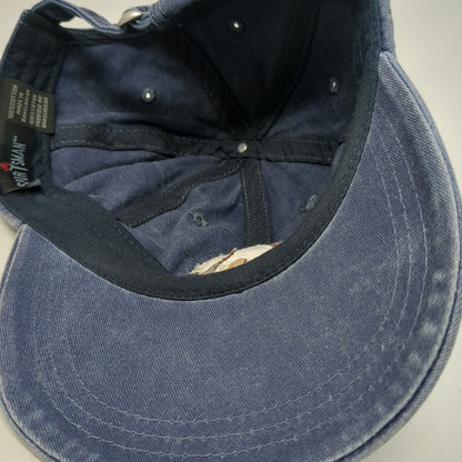 Sportsman Baseball Cap Blue One Size Friendly River Music Cornish Maine Hat