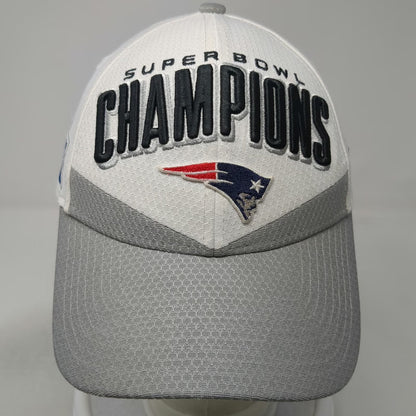 New Era Patriots NFL Snapback Hat White Gray One Size Super Bowl 53 Championship