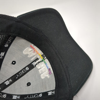 Caliber Auto Glass Snapback Mesh Back Hat Black One Size New Era 9Forty